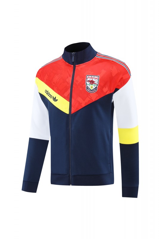 25/26 Arsenal Red/Navy Full Zipper Jacket +Long Pants