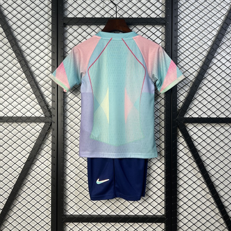 25/26 Kids Barcelona Blue Gradient with Spotify Jersey