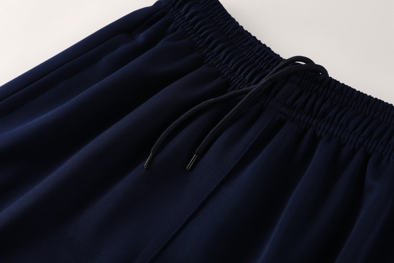 2025 Nike Blue/Black Full Hoodie Zipper Jacket +Long Pants