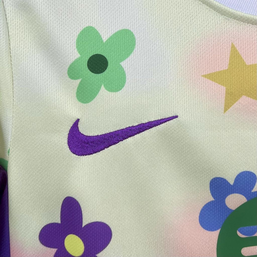 2025/26 Kids Barcelona Flower Special Edition Jersey
