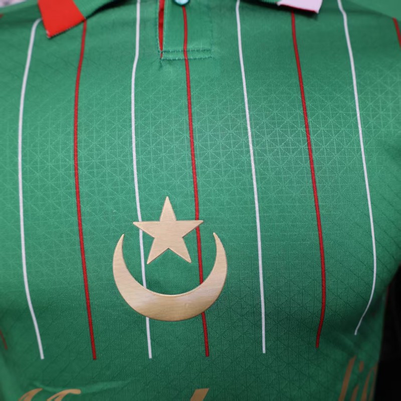 Player Version 25/26 CD Palestina Green Jersey