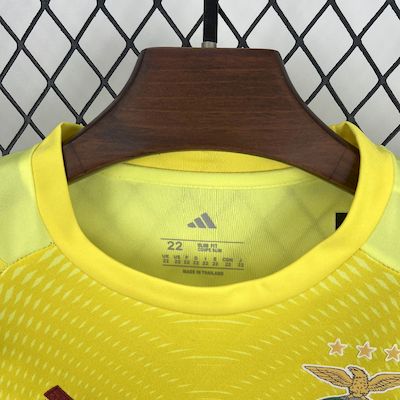 2025/26 Kids Benfica Yellow Goalkeeper Kit