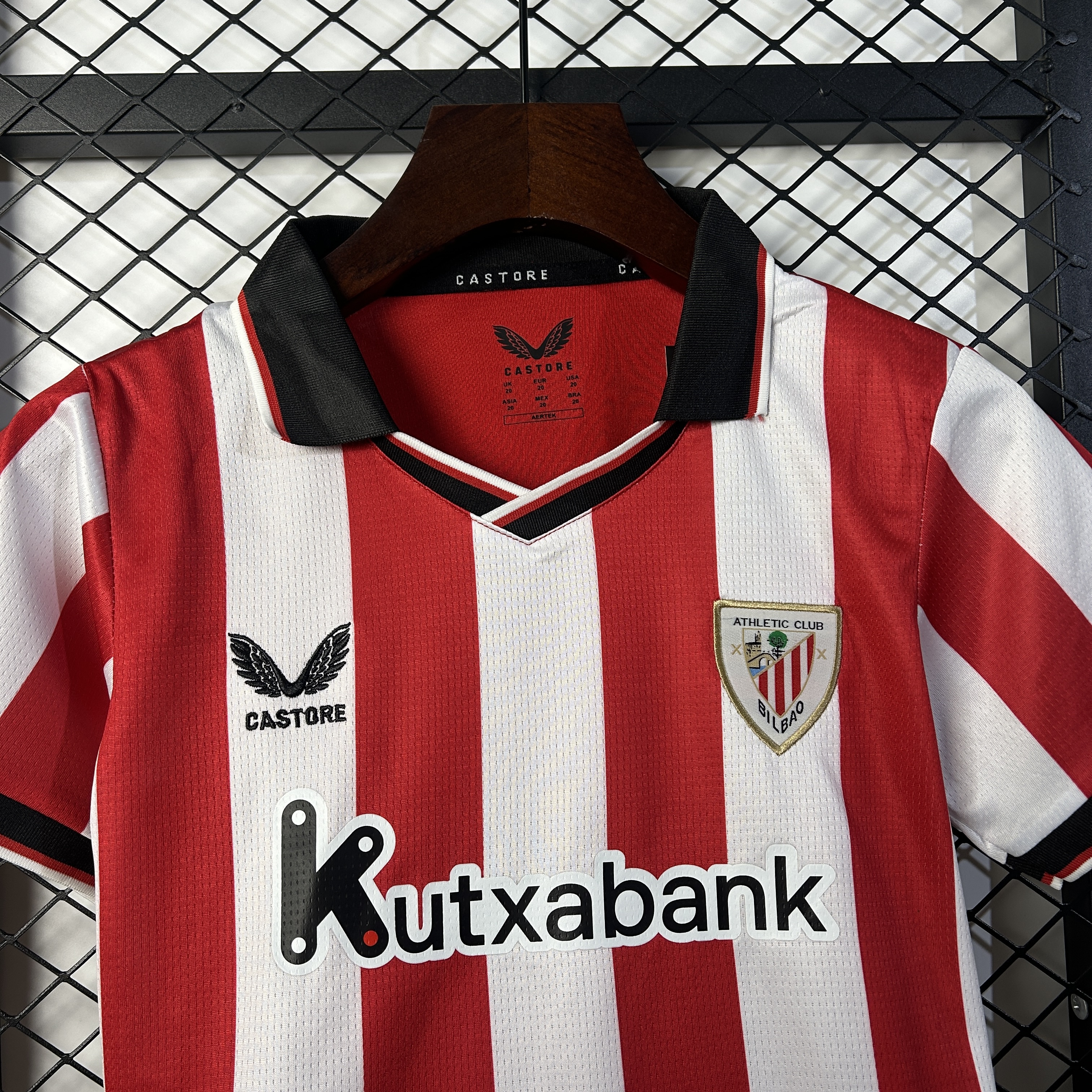 25/26 Kids Athletic Bilbao Home Size 16-28 Jersey