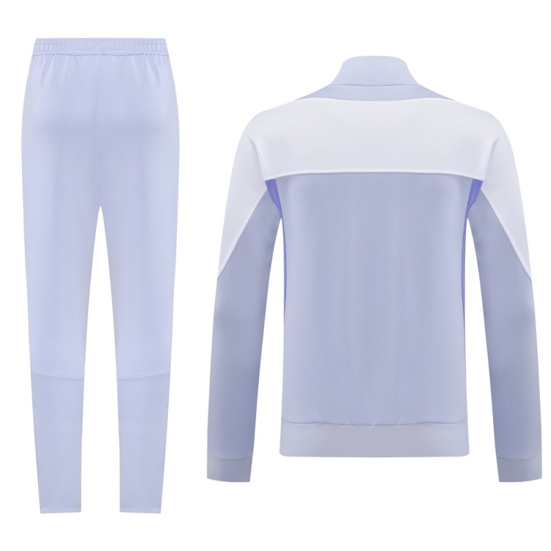 2025 NIKE Purple Full Zipper Jacket + Long Pants