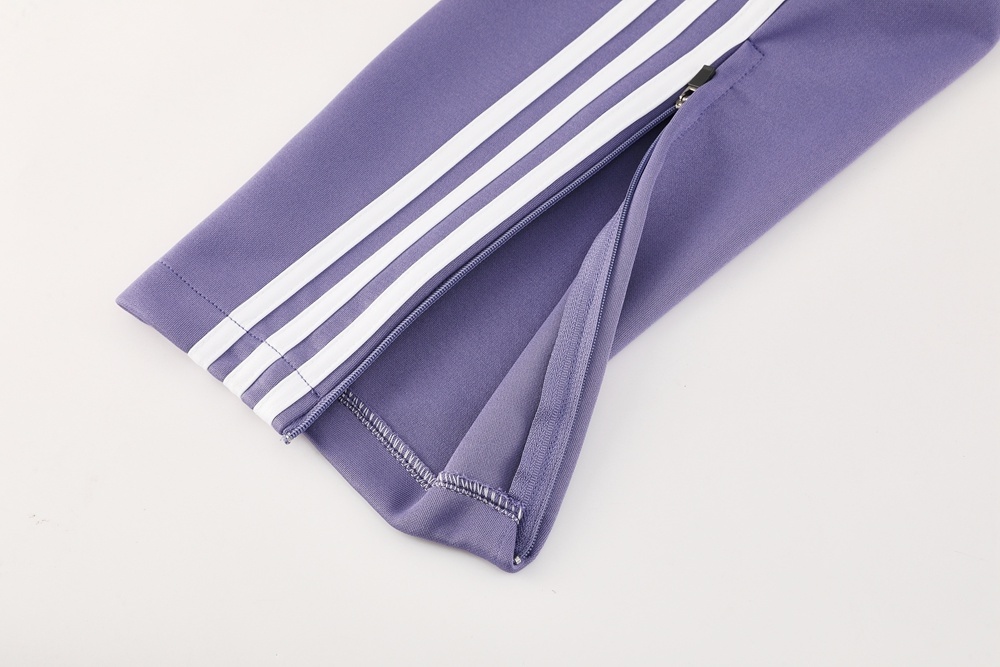 2025 Adidas Purple Full Zipper Jacket + Long Pants