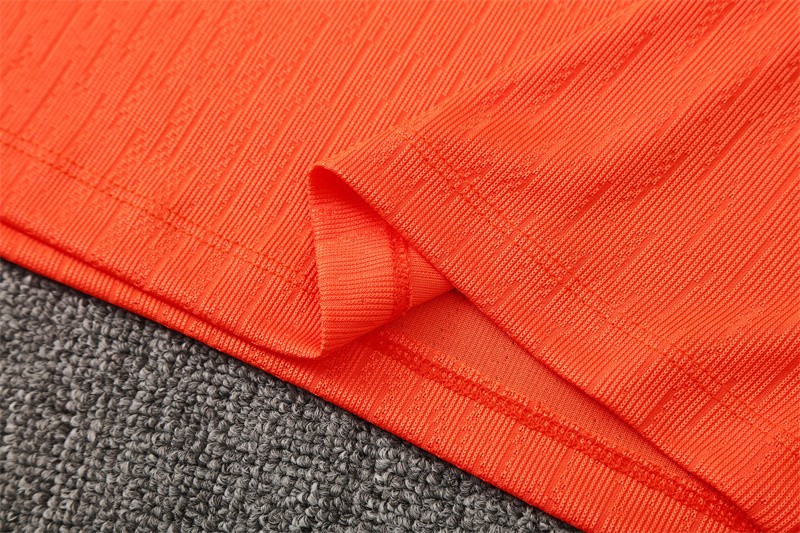 Player Version 25/26 Barcelona Orange T90 Half Zipper Jacket+Long Pants