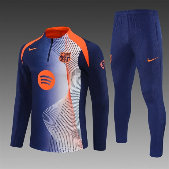 25/26 Barcelona Blue Orange Camouflage T90 Short Sleeve Jersey+Shorts