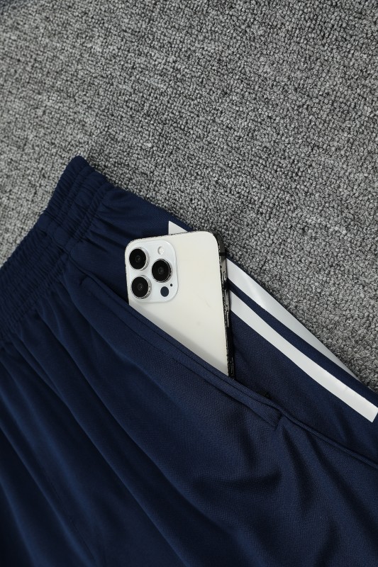 25/26 Real Madrid Navy Short Sleeve Jersey+Shorts