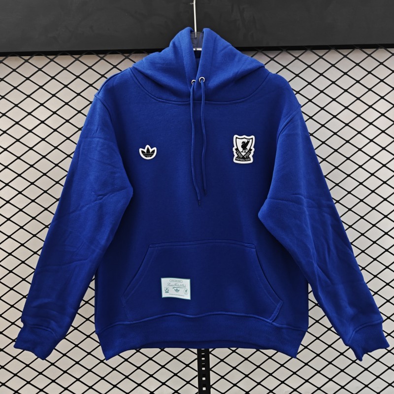 25/26 Liverpool Embroidered LogoHoodie 7 Colors