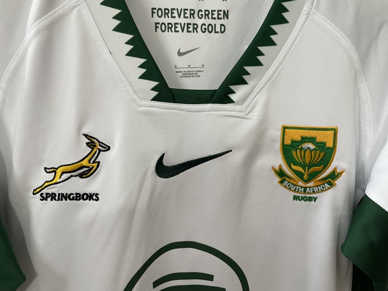 2026 South Africa Away White Rugby Jersey