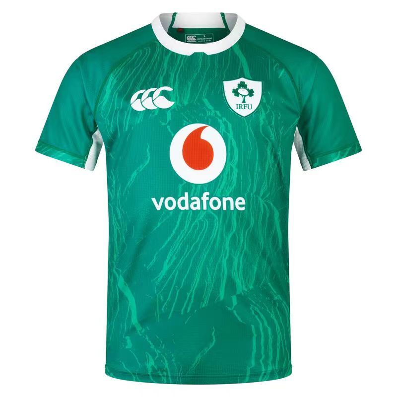 2025 Ireland Green with Tonal Topographic Pattern Home Jersey