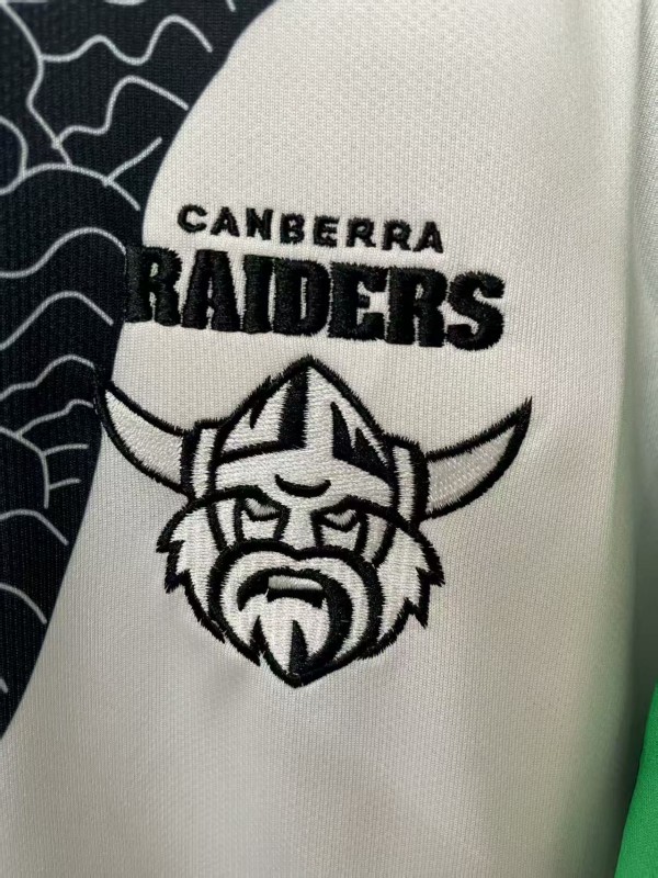 25/26 Canberra Raiders Green with Indigenous Art Jersey