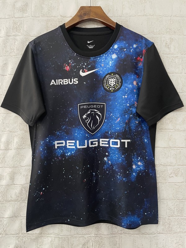 25/26 Toulouse Black with Blue Galaxy Nebula Jersey