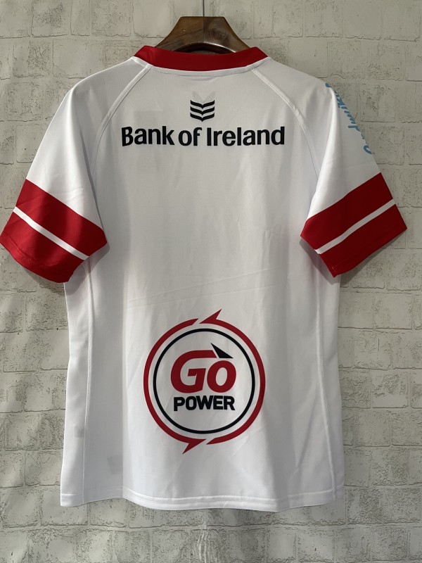 25/26 Ulster Rugby White with Red Stripe Jersey