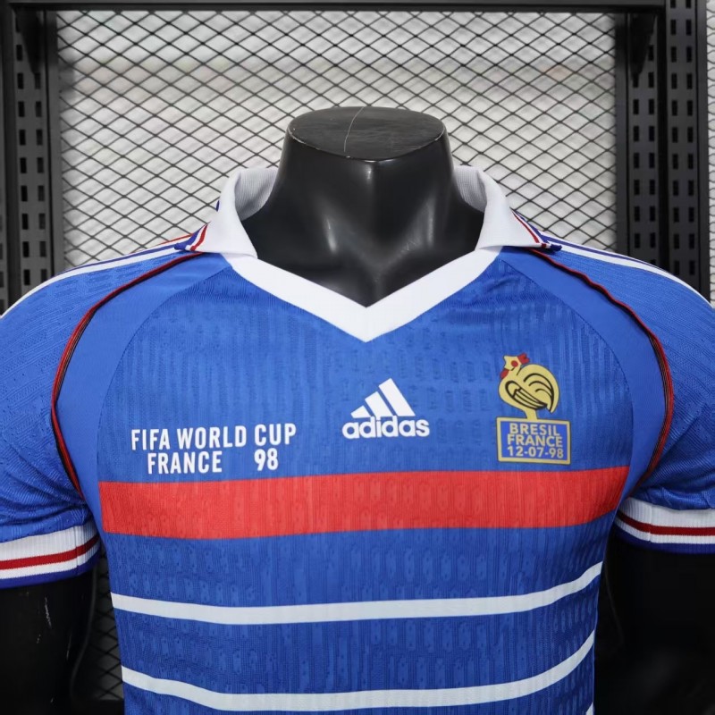 Player Version 1998 France Home Jersey