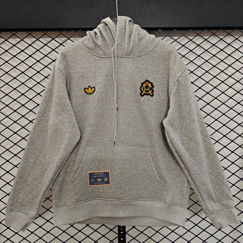 Adidas x Club America Retro Embroidered Logo Hoodie
