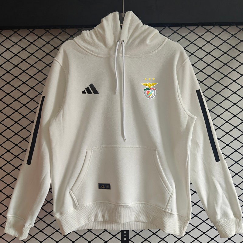 25/26 Benfica Embroidered Logo Hoodie 9 Colors