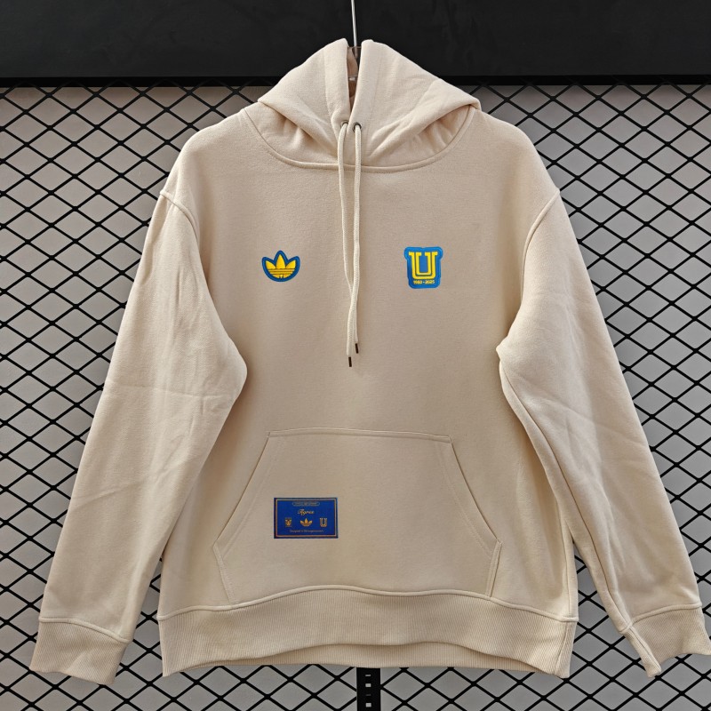 25/26 Tigres UANL Embroidered Logo Hoodie 9 Colors