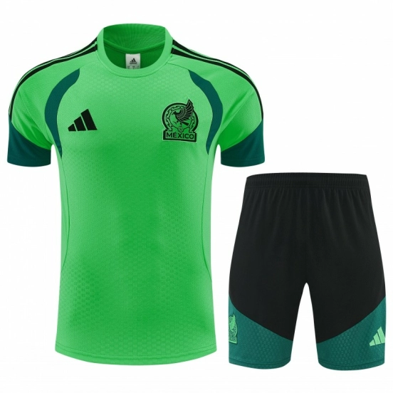 26/27 Mexico Green Short Sleeve+Soccer Shorts