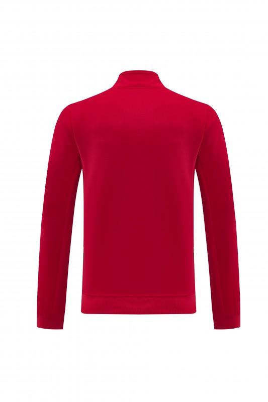 2026 Nike Red Full Zipper Jacket + Long Pants