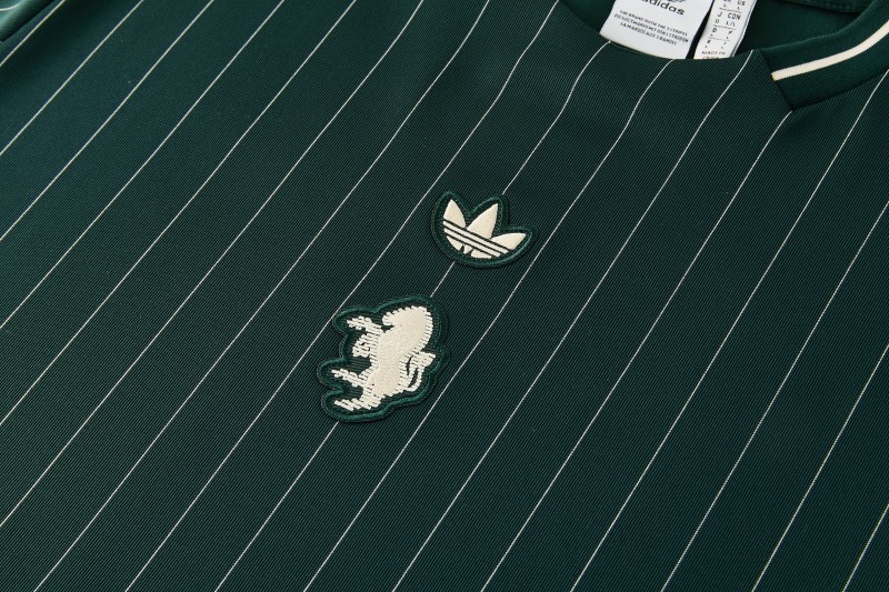 26/27 Juventus Navy Green Short Sleeve+Soccer Shorts
