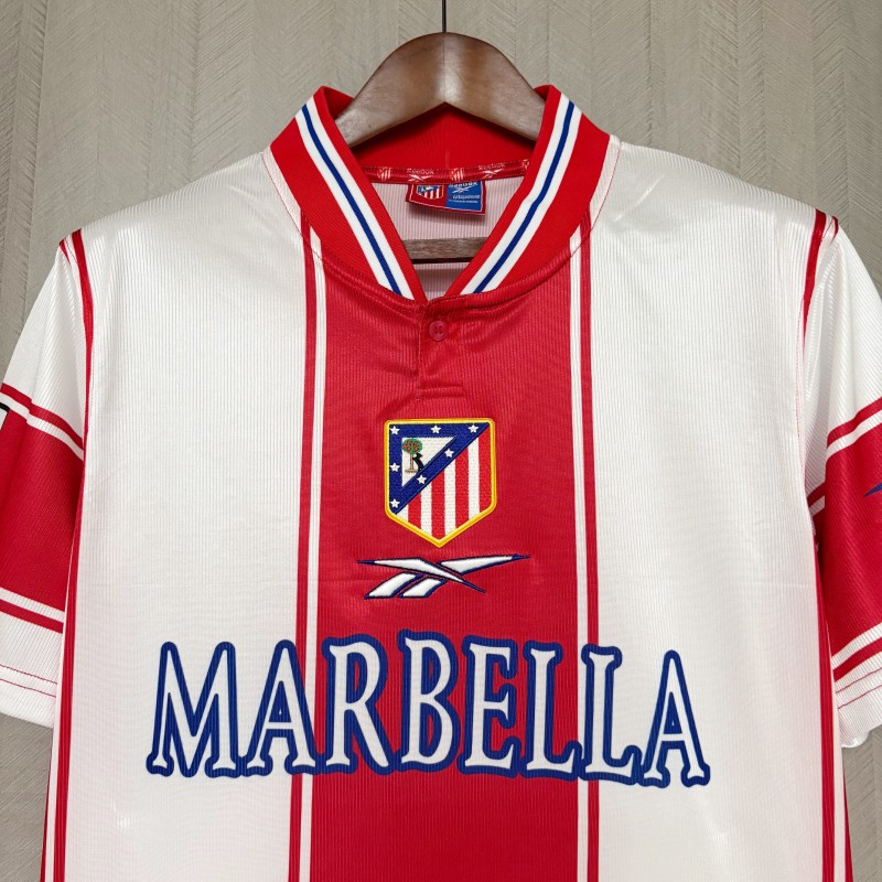 1999/00 Retro Atletico Madrid Home Jersey