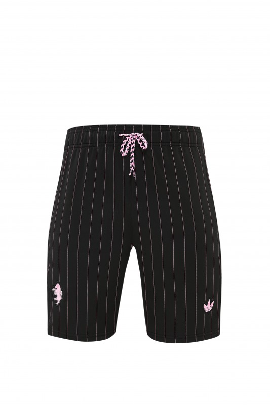 2026/27 Inter Miami CF Black Pinstripe Short Sleeve+Soccer Shorts