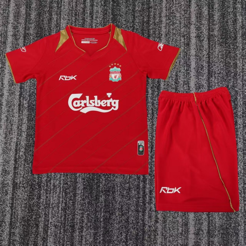 Retro Kids 05/06 Liverpool Home Jersey
