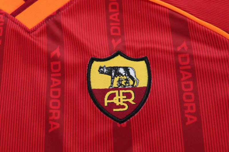 Retro Kids 99/00 Roma Home Jersey