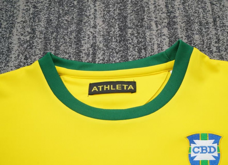 Retro Kids 1970  Brazil Yellow Jersey