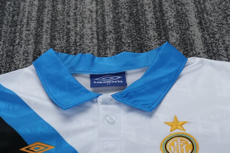 Retro Kids 94/95 Inter Milan Away White Jersey