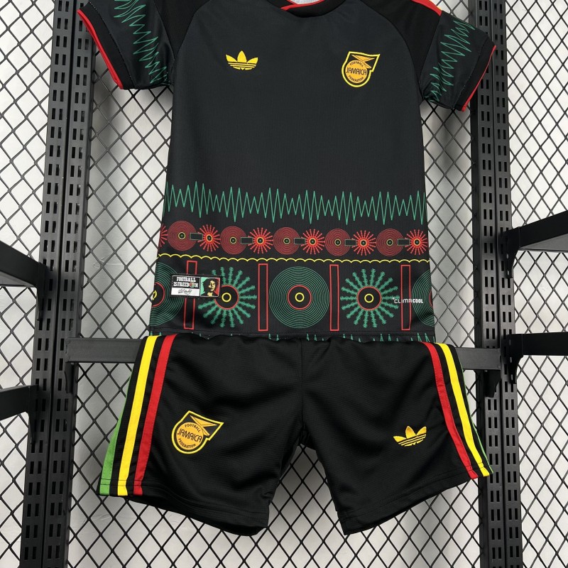 2026 Kids Jamaica X Bob Marley Away Jersey Kit