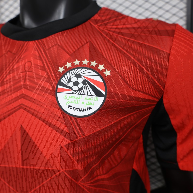 Player Version 2026 Egypt Red  Home Jersey