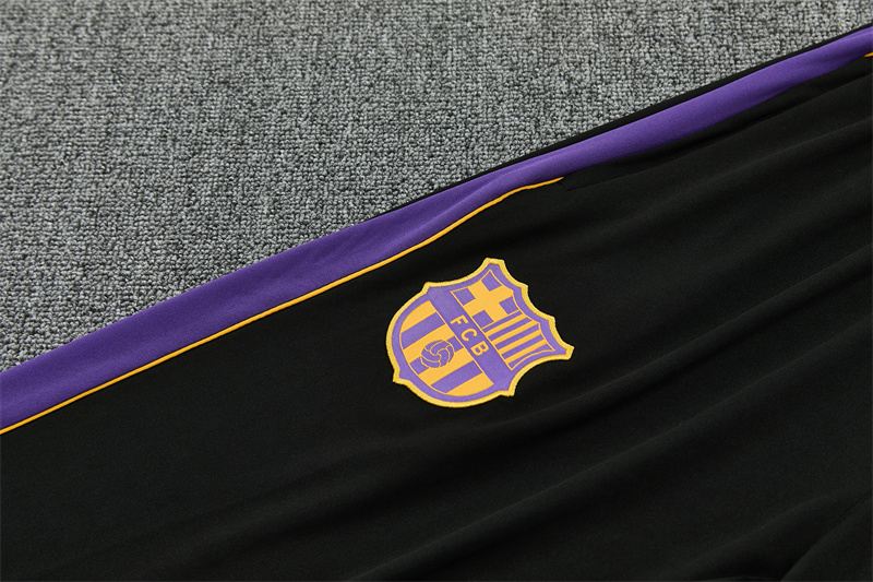 Player Version 26/27  Barcelona Light GreyHalf Zipper Jacket+Long Pants