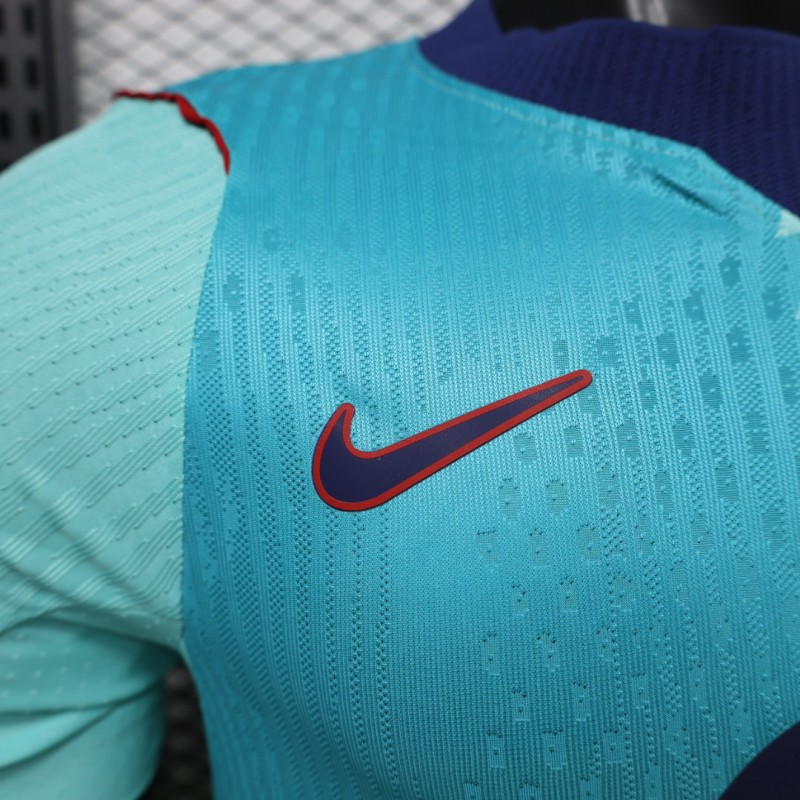 Player Version 26/27 FC Barcelona Teal & Aqua BlueThird Jersey