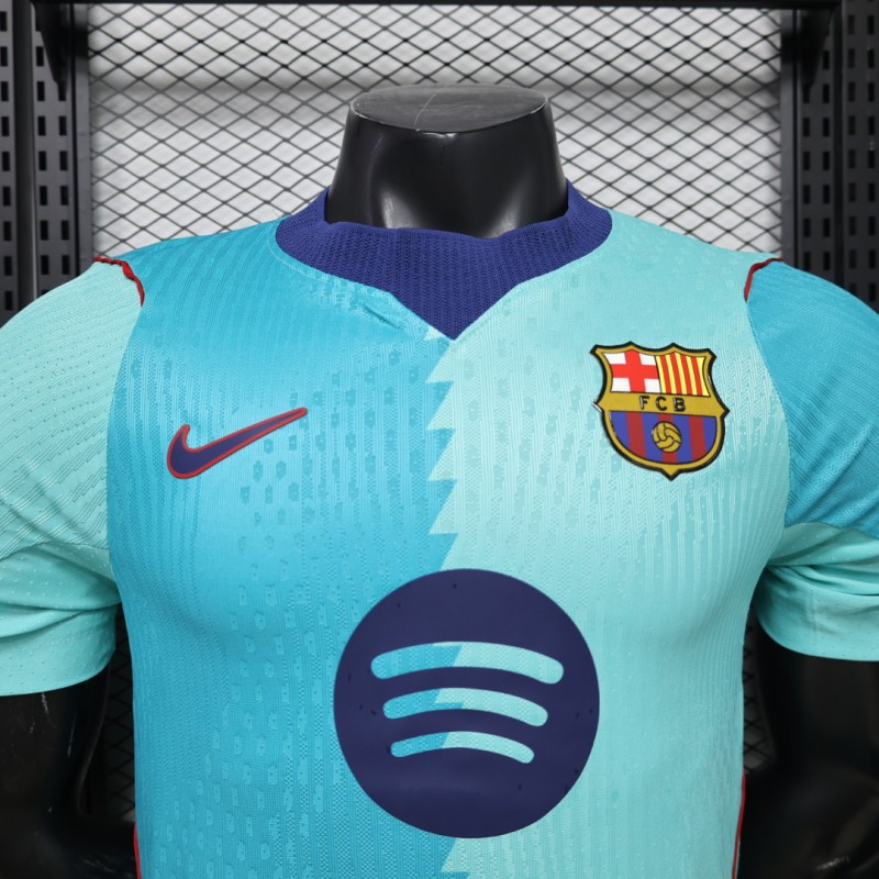 Player Version 26/27 FC Barcelona Teal & Aqua BlueThird Jersey