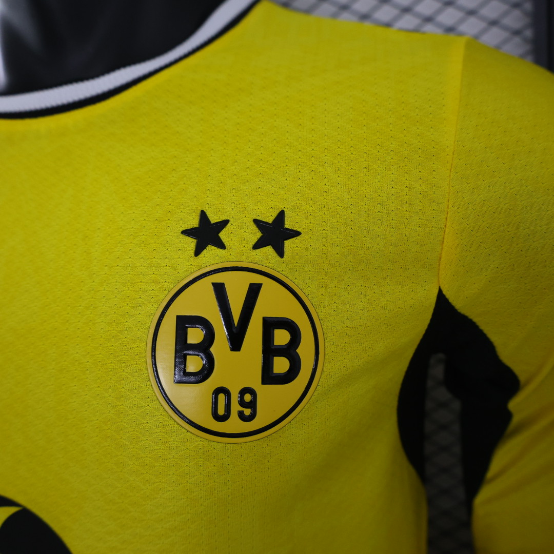 Player Version 26/27  Borussia Dortmund Yellow Home Long Sleeve Jersey