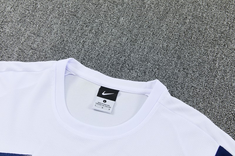 26/27 Paris Saint-Germain White Short Sleeve+Soccer Shorts