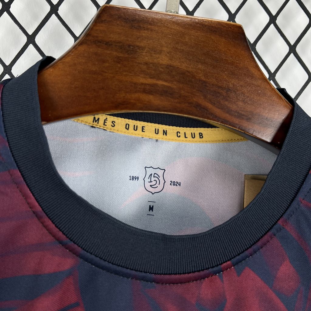 26/27 Barcelona Special Abstract Red & Blue "Barça" Script Jersey