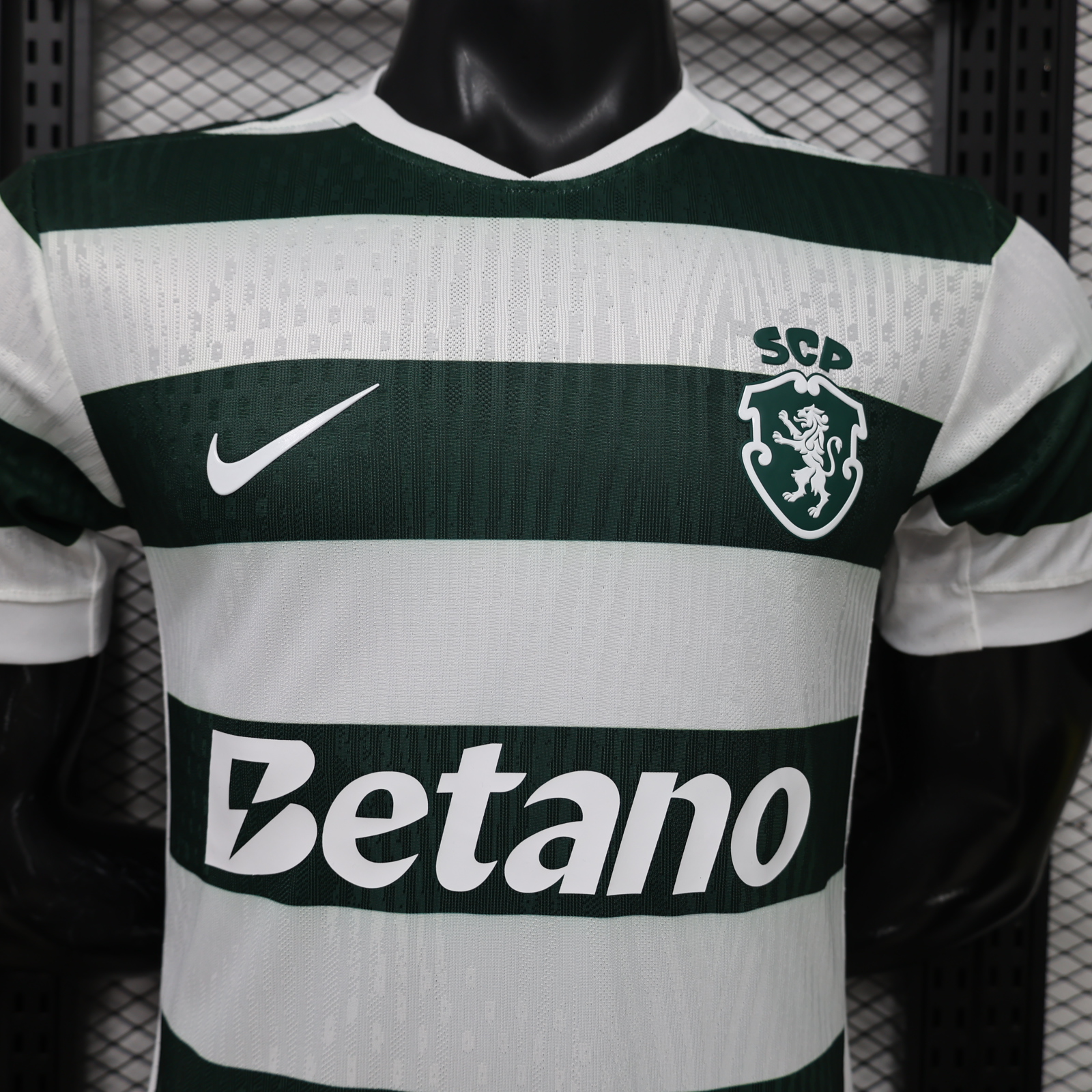 Player Version 26/27 Sporting Lisbon Home Green Stripes Jersey