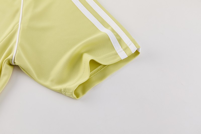 26/27 Adidas AD15 Yellow Short Sleeve+Soccer Shorts
