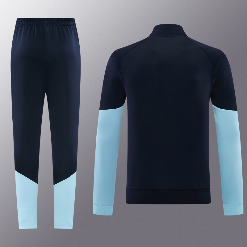 26/27 Argentina Royal Blue Full Zipper Jacket Tracksuit + Long Pants