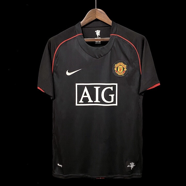 Retro 07/08 Manchester United Away Black Jersey