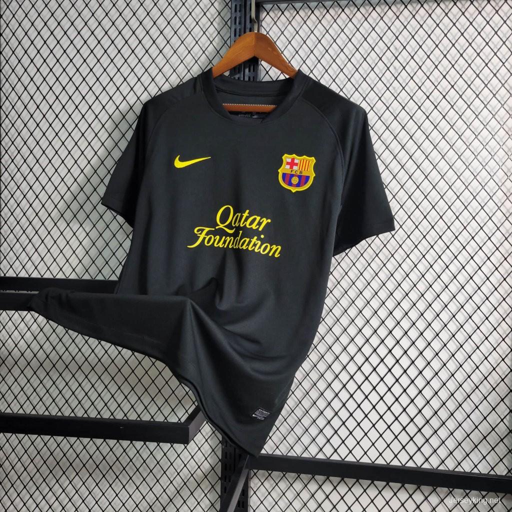 Retro 11/12 Barcelona Black Away Jersey