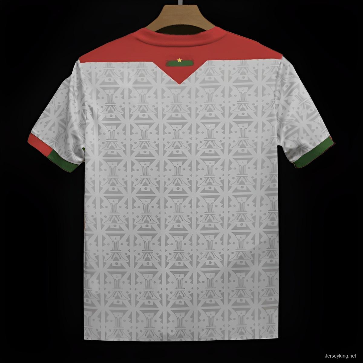 2024 Burkina Faso Away White Jersey