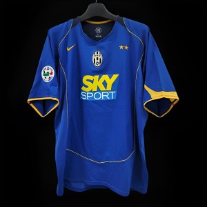 Retro 04/05 Juventus Away Blue Jersey