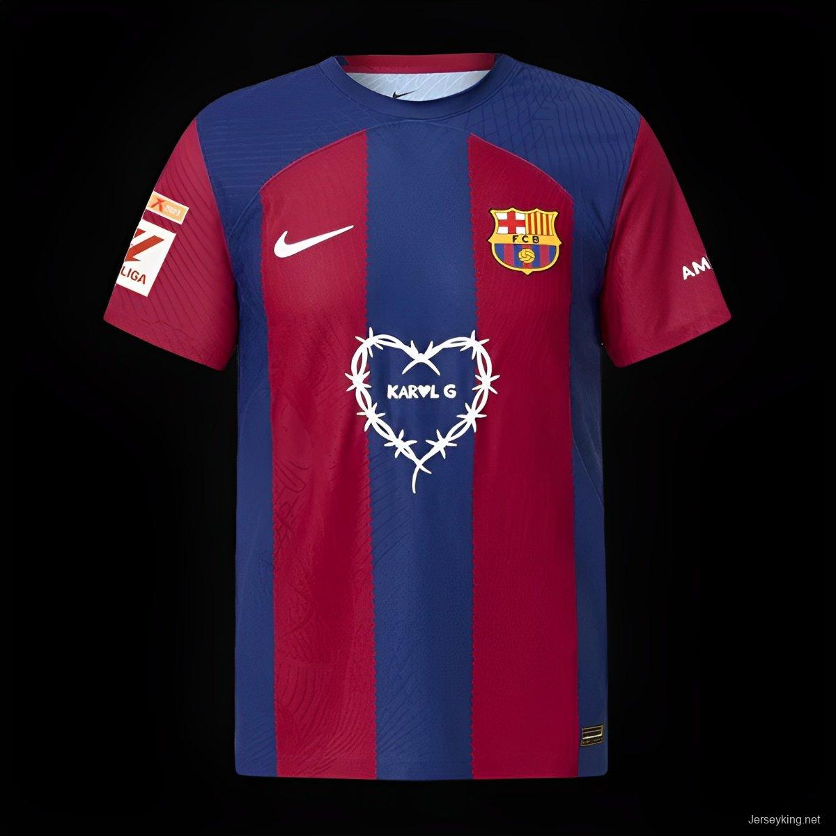 23/24 Barcelona x KAROL G 23/24 Home Jersey