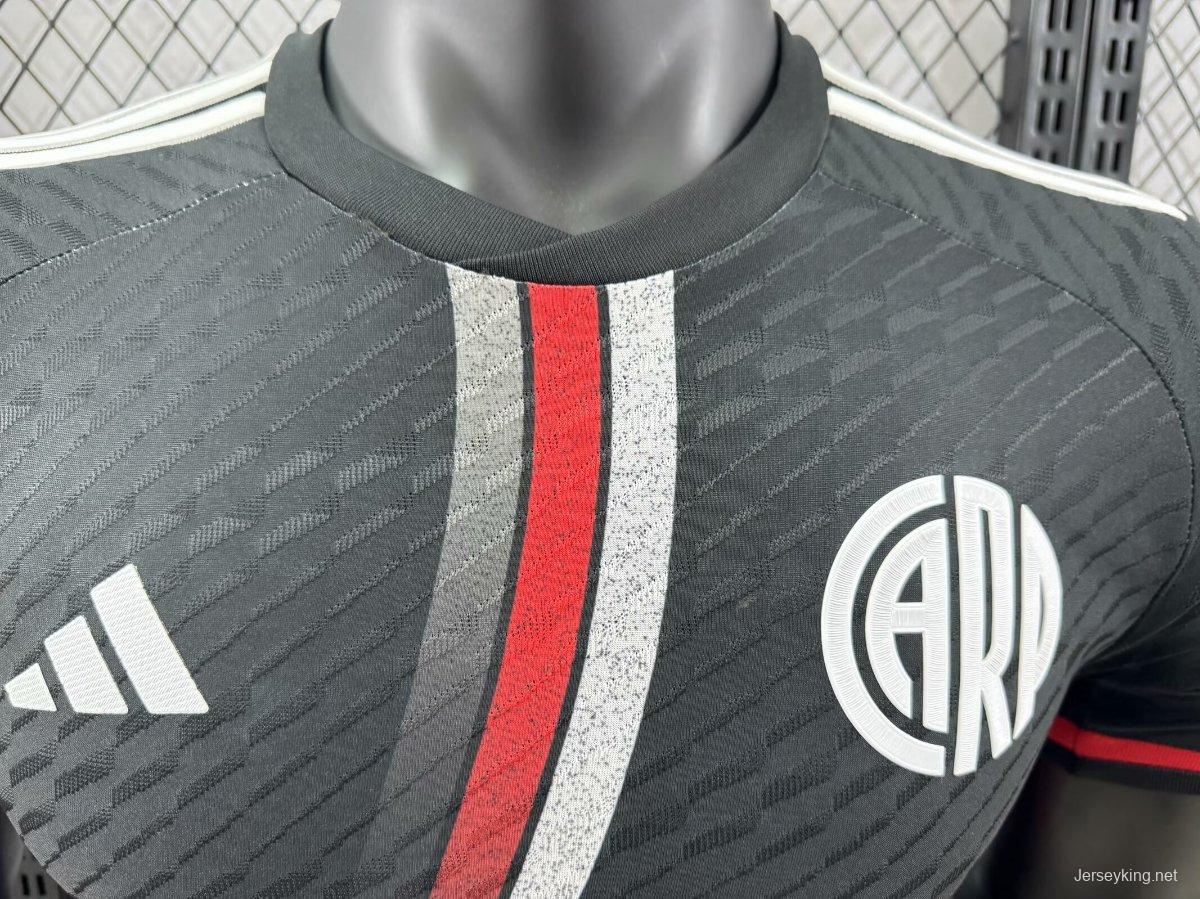 Player Version 24/25 River Plate Away Black Jersey