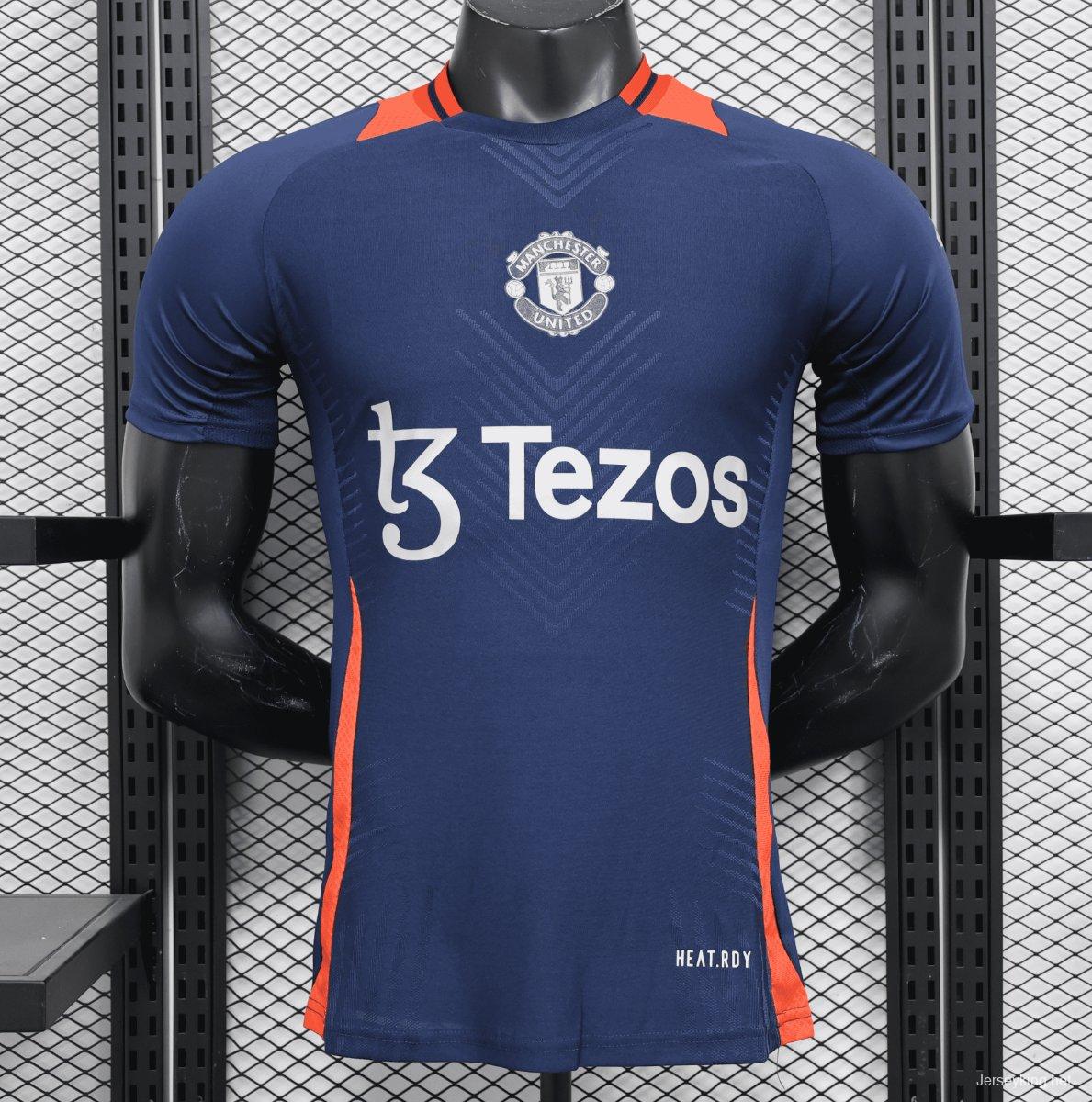 Player Version 24/25 Manchester United Navy Pre-Match Jersey