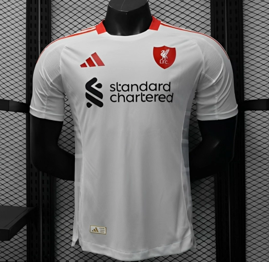 Player Version 25/26 Liverpool Away White Jersey